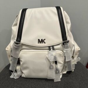 Michael Kors White Backpack